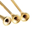 Miniatyrbilde 4 av 8: Flerlags kakebrettstativ Håndtak Frukttallerken Hardware Fitting Holder (3-lags Crown Gold)