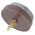 Miniatyrbilde 6 av 8: 50 stk møbelføtter filt spiker skap bord sofa stol ben sklisikker pute gulvbeskytter (22 mm)