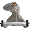 Miniatyrbild 3 av 3: Tecknad Dinosaurie Toalettpappershållare Väggmonterad Fri Förvaring Toalettpappershållare För Kök Duschrum - Grå