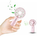 Miniatyrbild 1 av 4: USB-fläktar Mini USB-fläkt, bordsfläkt med 3 justerbara hastigheter, USB-fickfläkt, uppladdningsbar, idealisk för sömn, kontor, resor, etc. (Rosa)