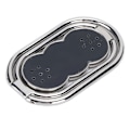 Pikkukuva 7 / 8: Puhelinrenkaan pidike Sormenpidike 360° Kierto Metallipuhelimen pidike Taitettava pidike Magneettiselle auton pidikkeelleHopea
