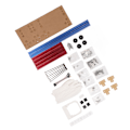 Miniatyrbild 6 av 8: ATX Dator Open Case Bracket Bra stöd för värmeavledning 4 PCI Slot Färgad Aluminiumlegering DIY Bar Ram för Hem Blå Röd