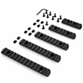Miniatyrbillede 1 af 8: M Lok Picatinny Rail 5 7 9 11 13 Slots Mlok Kikkertmontering Weaver Nylon Picatinny Sideskinner