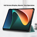 Miniatyrbillede 5 af 5: Xiaomi Pad 6 Tri-fold Stand Tablet Cover - Magnetisk Smart PU Læder Folio Cover Grå