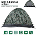 Miniatyrbild 2 av 8: Bärbar 3-4 Personers Enkelskiks Tält för Utomhus Camping Vandring Ryggsäck