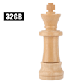 Miniatyrbillede 1 af 8: Træ Skak Shape Datalagring USB 2.0 Flash Drive U Memory Disk Kompatibel USB1.1(32GB)
