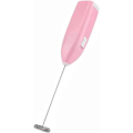 Miniatyrbilde 1 av 5: Bærbar skummaskin for kaffe, latte, cappuccino, varm sjokolade, elektrisk eggknekker for husholdningsbruk (rosa)