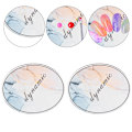 Miniatyrbillede 8 af 8: Nail Art Plade Display Stand Practice Display Neglepolering Blanding Manicure Maling PlateRund