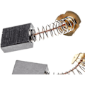 Miniatyrbillede 1 af 4: 2x Motor kulbørster 6,5 x 13,5 x 17 mm kompatible med Makita 9609NB, 9609NG, GA7000 elværktøj