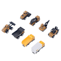 Miniatyrbillede 4 af 8: Drenge Byggemaskiner Sæt 1 : 60 Byggemaskine Model Legering Støbt Engineering Biler Model Legetøj