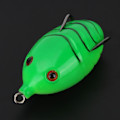 Miniatyrbillede 4 af 8: Kunstig naturtro fiske lokkemad silikone frø form bløde agn tackle tilbehør (grøn)