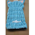 Miniatyrbillede 5 af 5: 2 Stykker Hurtigtørrende Mikrofiber Hårwrap Badehætte Badehåndklæder Blødt Vandabsorberende Turban