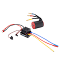 Miniatyrbillede 8 af 8: 3650 3100KV Vandtæt Børsteløs Motor 60A ESC Elektrisk Regulator Lang Ledning til 1/10 RC Bil