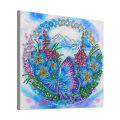 Miniatyrbilde 3 av 8: Spesialformet diamantmaleri Sommerfuglmønster Diamantbroderi Cross Crafts Home Decoration
