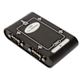 Miniatyrbilde 6 av 8: USB til seriell adapter 4 RS232 port COM reservefunksjon DB9 Kompakt USB til RS232 adapter for Windows 10 8 7