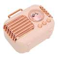 Miniatyrbild 7 av 8: Bluetooth 5.0-högtalare 5W Stereo Support Minneskort Bärbar Trådlös Minihögtalare för MP3 Mobiltelefoner Bärbara datorer Rosa