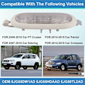 Miniatyrbilde 4 av 5: Bakre tak kuppel lys leselys kartlampe 5JG55DW1AD for Jeep Beige