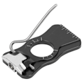 Miniatyrbillede 2 af 8: Justerbar traditionel recurve bue pil hvile aluminiumlegering magnetisk pil stand sort