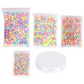 Miniatyrbillede 2 af 8: Runde Perler Farverige Femspidsede Stjerne Håndlavede Bit DIY Håndværk Fornødenheder 6mm 8mm 10mm