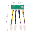 Miniatyrbilde 5 av 5: S21 Viftesimulator 12V 4-i-1 Firkantet 4-Pin Viftesimulator