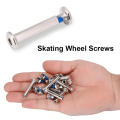 Miniatyrbilde 6 av 8: 10 stk Inline Skate erstatning Skøyteskruer Beslag Skøyter Hjulaksler Maskinvare 31mm 31mm