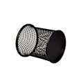 Miniatyrbillede 5 af 5: Metal Mesh Penholder, Sort Skrivebordsarrangør til Kontor, 2-pak