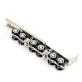 Miniatyrbillede 6 af 8: 2 stk. husholdnings 12 hjul ophæng rulle lydløs skydedør port rulle pulley dør skab hardware kit