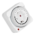 Miniatyrbillede 6 af 8: Timer-stikkontakt, mekanisk, 24 timer, 15 minutters intervaller, automatisk nedtællingsudtag, timer til elcykel, EU-stik, 230V