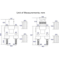 Miniatyrbilde 2 av 4: BNC til 4mm Banan Adapter, BNC Adaptere, BNC Hannplugg til 2 x 4mm Dobbel Banan Hunn Jack Adapter