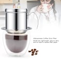 Miniatyrbild 2 av 8: Rostfritt stål kopp vietnamesiskt kaffedropp Filter Maker Infuser Home Sliver