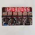 Miniatyrbilde 3 av 5: DC4.5V-5.5V 6-Bit Digital Krets Klokke Kit Elektronisk Klokke Undervisning