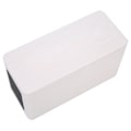 Pikkukuva 2 / 8: Monitoiminen puinen 2000mAh minikellokaiutin langaton Bluetooth-kello stereokaiutin valkoinen puu + sininen valo
