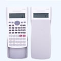 Miniatyrbillede 6 af 8: Videnskabelig lommeregner To linjers display Brøkberegning Automatisk nedlukning 12 bit funktion lommeregner til studerende Hvid