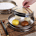 Miniatyrbillede 3 af 5: 100 stk. Non-stick Bagepapir Bejlere til Airfryer 9,5 tommer Hvid Ovn og Mikrobølgeovn Kompatibel