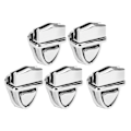 Miniatyrbillede 4 af 8: 10 stk. Tuck Lock Clasp Catch Klassisk Glansfuld Legering Pung Tommelfingerlås til DIY Tegnebog Lædertaske