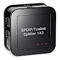 Miniatyrbillede 1 af 5: 3-vejs digital optisk lydsplitter