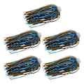 Miniatyrbilde 4 av 5: 5 STK Silikon Spinnerbait Bass Fiske Lokkemiddel Swimbaits for Ørret Laks Ferskvann69