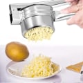 Miniatyrbillede 2 af 5: Manuel Kartoffelmoser, Manuel Frugt Kartoffelmoser, Rustfrit Stål Kartoffelmoser, 3 Udskiftelige, Kartoffelmoser ZD OP