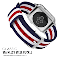 Miniatyrbillede 4 af 5: Justerbart vævet nylonbånd til Apple Watch 38-41 mm Series 5/4/3/2/1