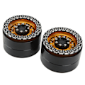 Miniatyrbilde 4 av 8: 2 stk RC aluminiumslegering 2,2 tommers Beadlock hjulnavsett for Axial SCX10 1/10 RC Crawler bil