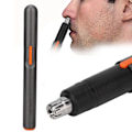 Miniatyrbillede 6 af 8: Pen-formet USB-opladelig øjenbryn- og næsehårstrimmer, barbermaskine, skæreværktøj (frostet sort)