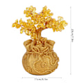 Miniatyrbillede 8 af 8: Guld Farve Træ Dekoration Resin Håndværk Ornament til Hjem Vinskab Stue Gang