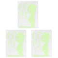 Miniatyrbild 1 av 8: 3 st Luminous Stickers Söta Mönster Vattentäta Självhäftande DIY Konst Dekaler för Toalett Vägg Fönster Dekoration Hantverk