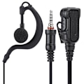 Miniatyrbillede 3 af 8: Øreprop med ørekrog til ICOM IC‑M33 M25 M34 Walkie Talkie Radio (G‑Hook )