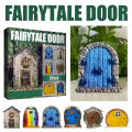 Miniatyrbillede 3 af 8: 6 stk Fairy Døre til træer Miniature Fairy Have Udendørs Dekor Tilbehør Have Kunst Skulptur Dekoration til Børneværelse Vægtræer