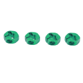 Miniatyrbilde 3 av 8: 4 stk 12 mm Hjul Hex Drive Hub Adapter Combiner Coupler med stiftskruer RC Car Reservedeler for 1/10 RC CarGreen