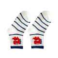 Miniatyrbild 4 av 8: 5 par barnsockor mjuka andningsbara mesh bomullssockor mid calf pojksocka söta tecknade barnstrumpor för dagliga sporter XL