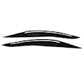 Pikkukuva 5 / 8: Headlight Eyebrow Cover Black Eye Lid Decoration Trim Replacement for 5 Series F10 2014‑2016