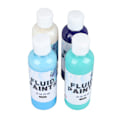Miniatyrbillede 5 af 8: Høj Flow Akrylmaling Sæt Fade Resistent Safe Miljøvenlig 4 Farve Akryl Hældning Maling 100ml