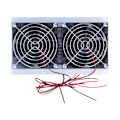 Miniatyrbild 3 av 8: Halvledarkylning Dubbelkärnig Elektronisk Kylare Kylsystem DC12V 120W